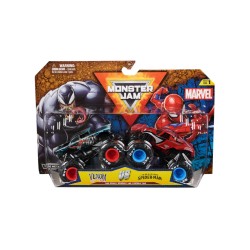 Monster Jam 1:64 Marvel 2 Pack Venom Vs The Amazing Spider-man