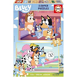 Educa Bluey 2 X 25 Puzzles Wood ( 80-19407)