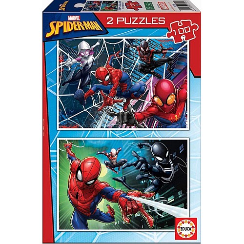 Educa 2x100 Pcs Spider-man Puzzle (80-18101)