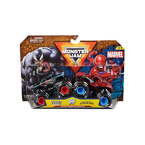 Monster Jam 1:64 Marvel 2 Pack Spider Man Venom (6071942)