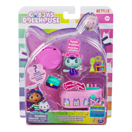 Gabbys Dollhouse Cat-errific Celebration Bobble Kitty Mercat Potion Pack (20144758)