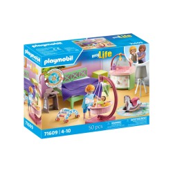 Playmobil Sleeping Room With Baby Play Corner (71609)