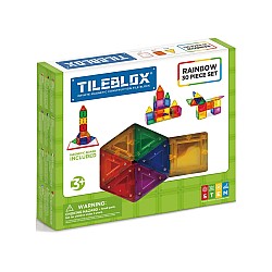 Tileblox Rainbow 30 Pcs W/magnetic Board (3202)