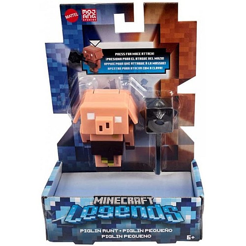 Minecraft Legends Mace Piglin Runt 8cm