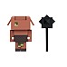 Minecraft Legends Mace Piglin Runt 8cm