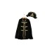 Den Goda Fen Pirate Cape & Hat 98-128 Cm (f7585)