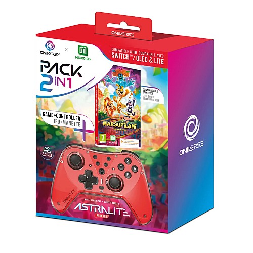 Oniverse Astralite Controller + Marsupilami Hoobadventure (code In Box)