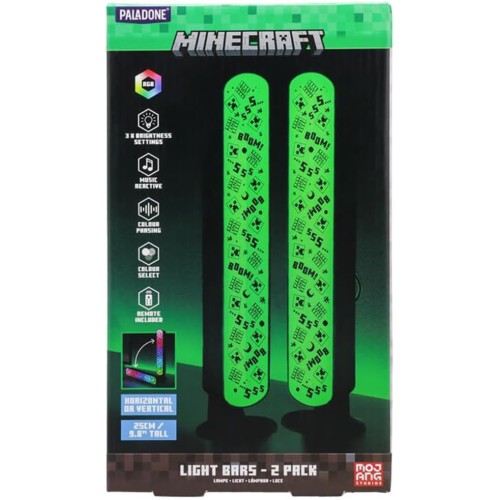 Minecraft Light Bar Set Of 2 With Remote