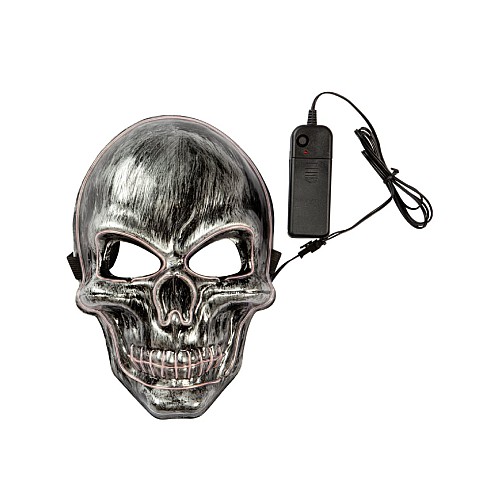 Joker Led Mask Scull White (97195)