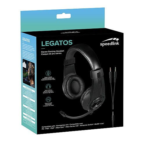 Speedlink Legatos Stereo Headset Black