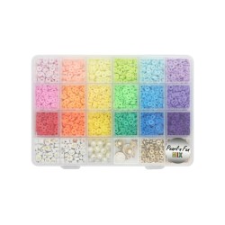 Pearl 'n Fun Heishi Fimo Pearl Mix W/accessories Pastel Colours (714202)
