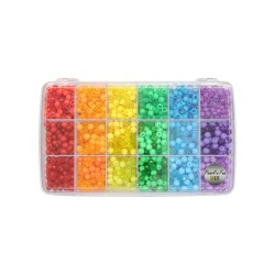 Pearl 'n Fun Rainbow Colored Pearl Mix (714203)