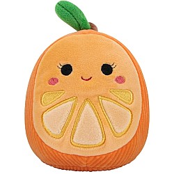Squishmallow Pets Dog Toy With Squeaky Sound Orange 18cm Fruit