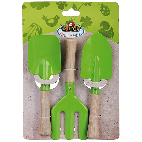 Gardenlife Children Garden Tools Set/3 Green (kg106)