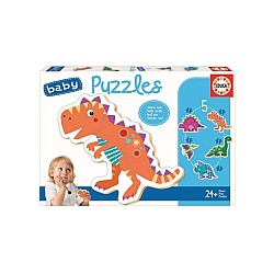 Educa Baby Puzzles 5 Pcs Dinosaurs (80-18873)