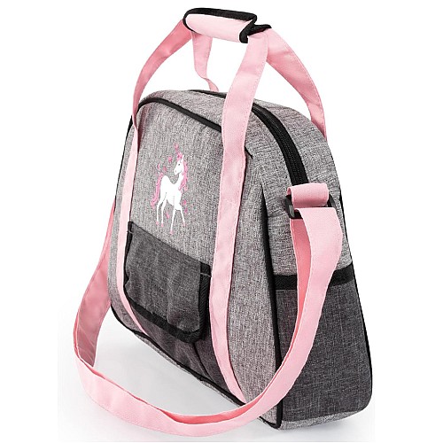 Bayer Nursery Bag Grey With Unicorn (69033ab)
