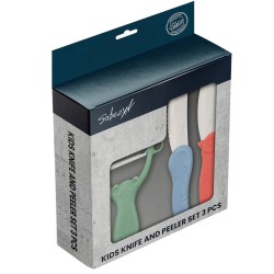 Sobczyk Junior Children's Knife And Peeler Set 3 Pcs