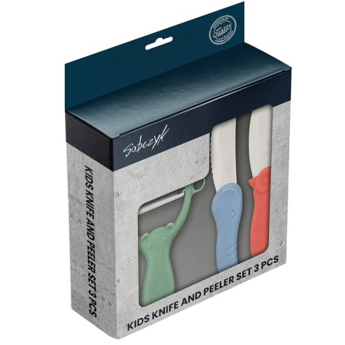 Sobczyk Junior Children's Knife And Peeler Set 3 Pcs