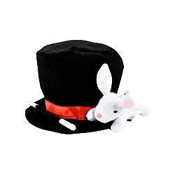 Den Goda Fen Magician Hat W. Rabbit & Wand (f3301)