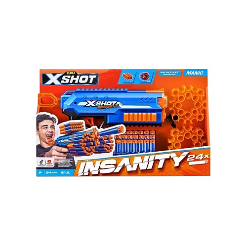 X Shot Insanity Series 1 Manic 24darts (36603)