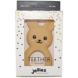 Jellystone Designs Bunny Teether Tan (jsd0384)