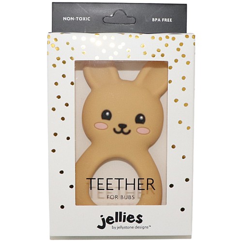 Jellystone Designs Bunny Teether Tan (jsd0384)