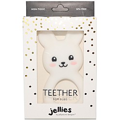 Jellystone Designs Bunny Teether White (jsd0381)