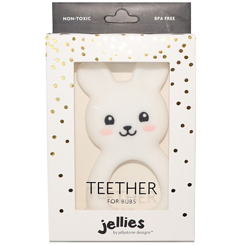 Jellystone Designs Bunny Teether White (jsd0381)