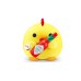 Snackles Series 1 Plush Medium Yellow Chicken
