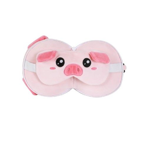 Itotal Pillow With Sleep Mask Piggy (xl2533)