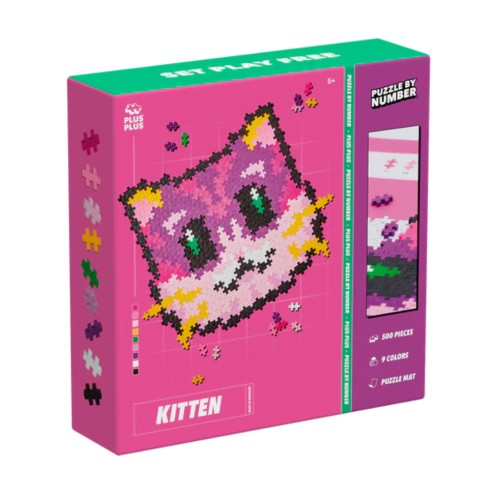 Plus-plus Puzzle By Number Kitten 500pcs (3960)