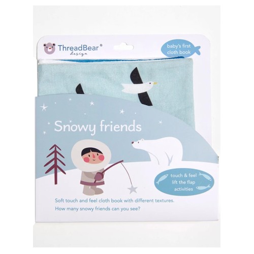Threadbear Book Baby Activity Book Snowy Friends (tb4082)