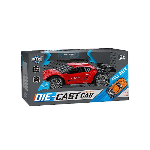 Klx Toys Pull Back W. Sound Red (534671)