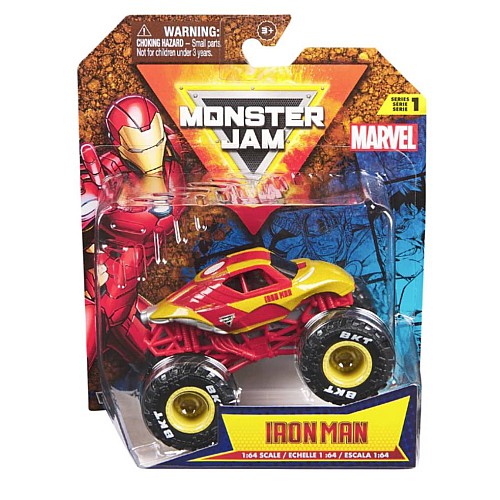 Monster Jam 1:64 Marvel Single Packs Iron Man