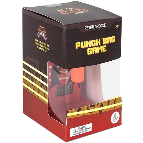 Retro Arcade Finger Punch Bag Game