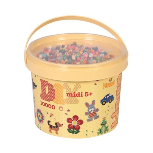 Hama Midi Beads 10,000pcs Pastel Mix 68 (388068)