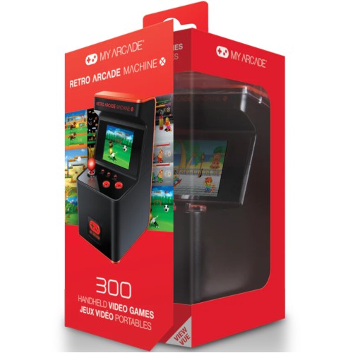 My Arcade Portable Retro Machine X 16-bit Mini Arcade Cabinet (includes 300 Built In Games)