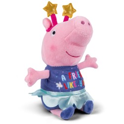 Peppa Pig Plush 20cm Peppa With Star Hair Band