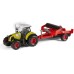 Bull Tractor With Large Trailer 1:32, Assorted (41856)
