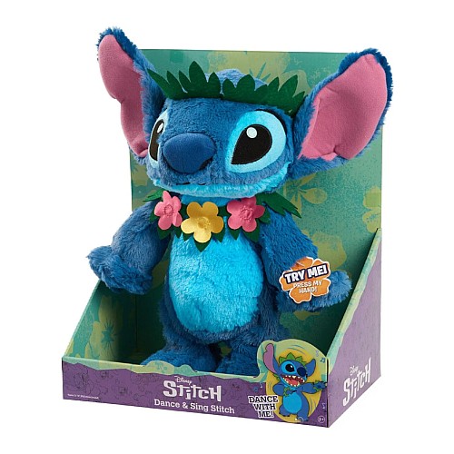 Disney Stitch Dance & Sing Feature Plush 38cm (302-30283)