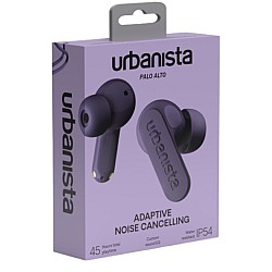 Urbanista Palo Alto In-ear Headphones W. Adaptive Anc Dusk Purple