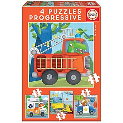 Educa Puzzle 6-9-12-16 Rescue Patrol (80-17144)