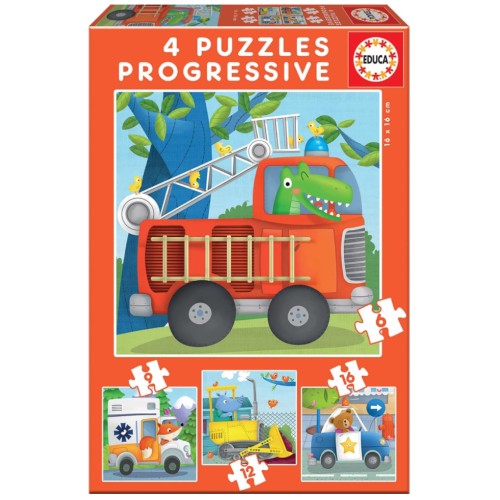 Educa Puzzle 6-9-12-16 Rescue Patrol (80-17144)