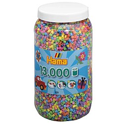 Hama Beads Midi Pastel Mix, 13.000 Pcs (211-50)