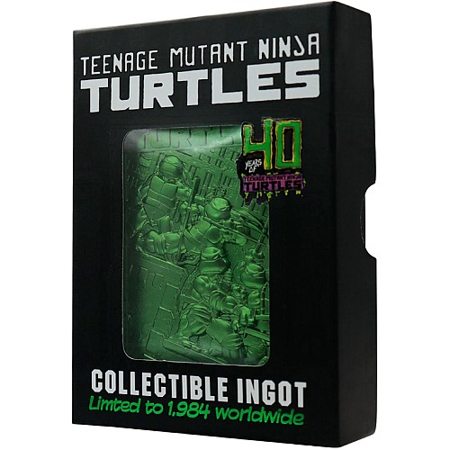 Teenage Mutant Ninja Turtles Limited Edition 40th Anniversary Green Ingot