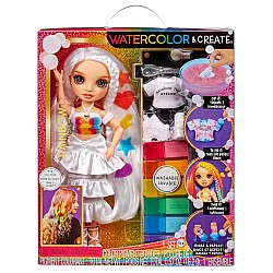 Mga Entertainment Rainbow High Watercolor & Create Fashion Doll, Brown Eyes (507598)