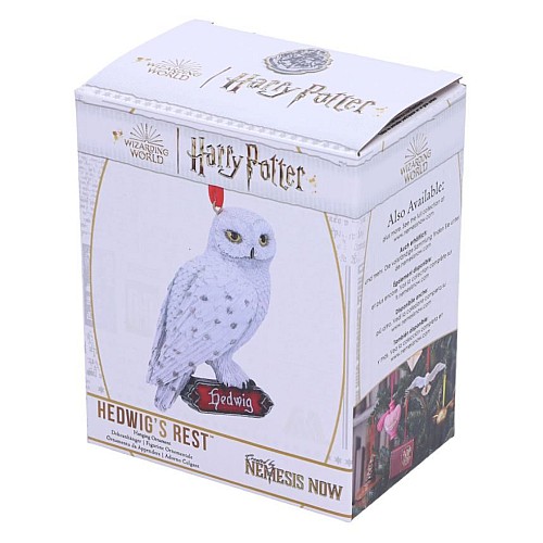 Harry Potter Hedwig's Rest Hanging Ornament 9cm