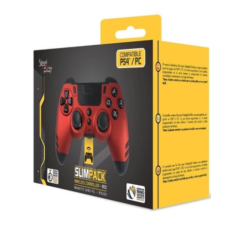 Steelplay Slim Pack Wireless Controller Red Controller Sony