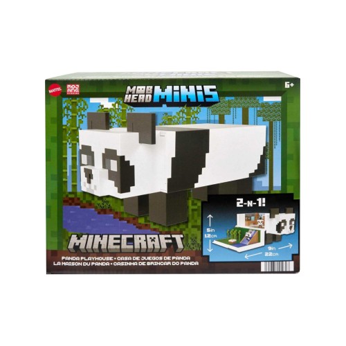 Minecraft Mob Head Mini's Panda Playset