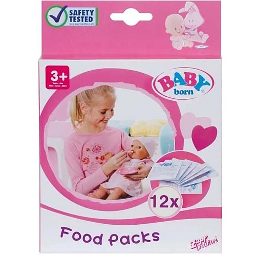 Baby Born Food, 12 Sachets (779170)